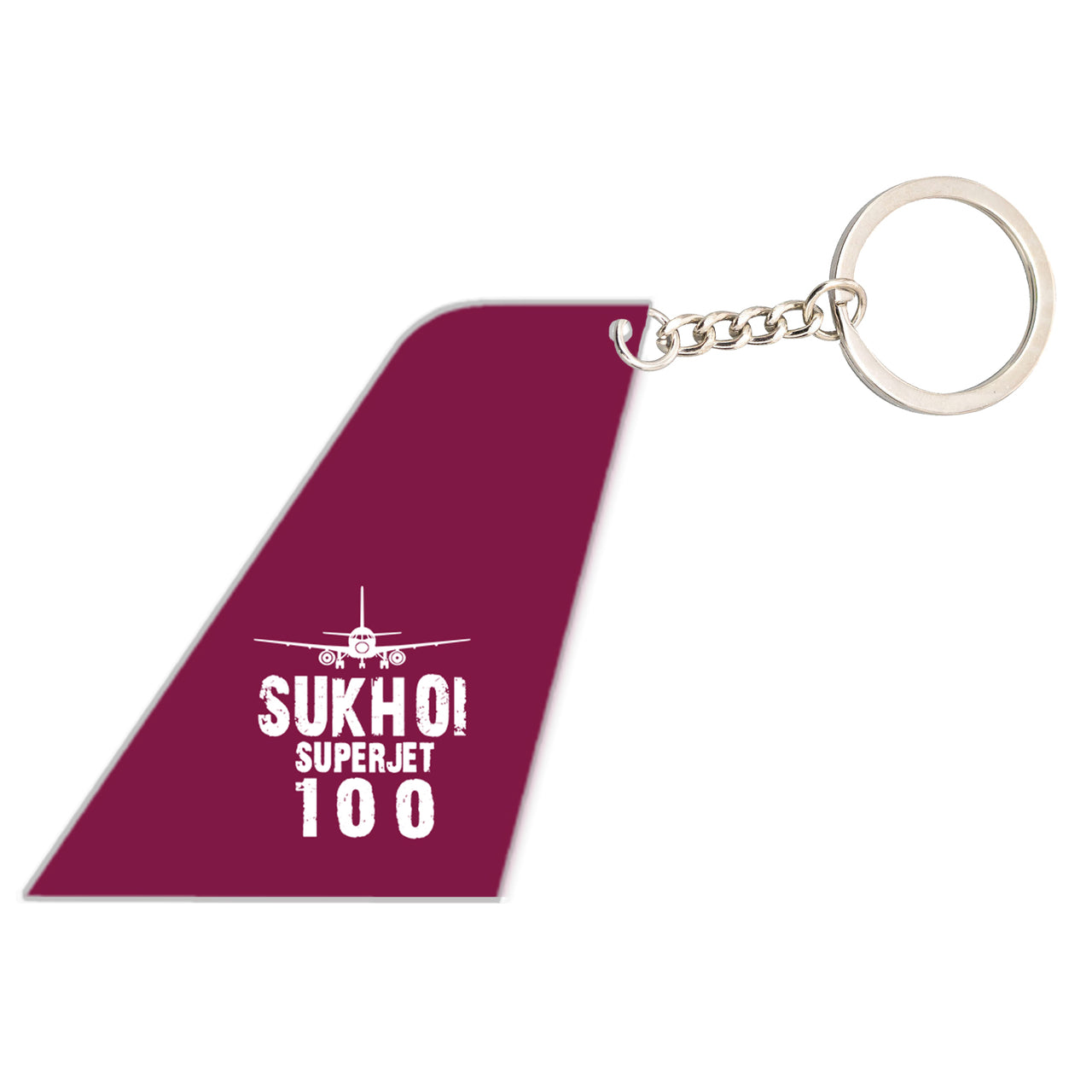 Sukhoi Superjet 100 & Plane Designed Tail Key Chains