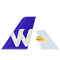 Thumbnail for Wingo Airlines Designed Tail Shape Badges & Pins