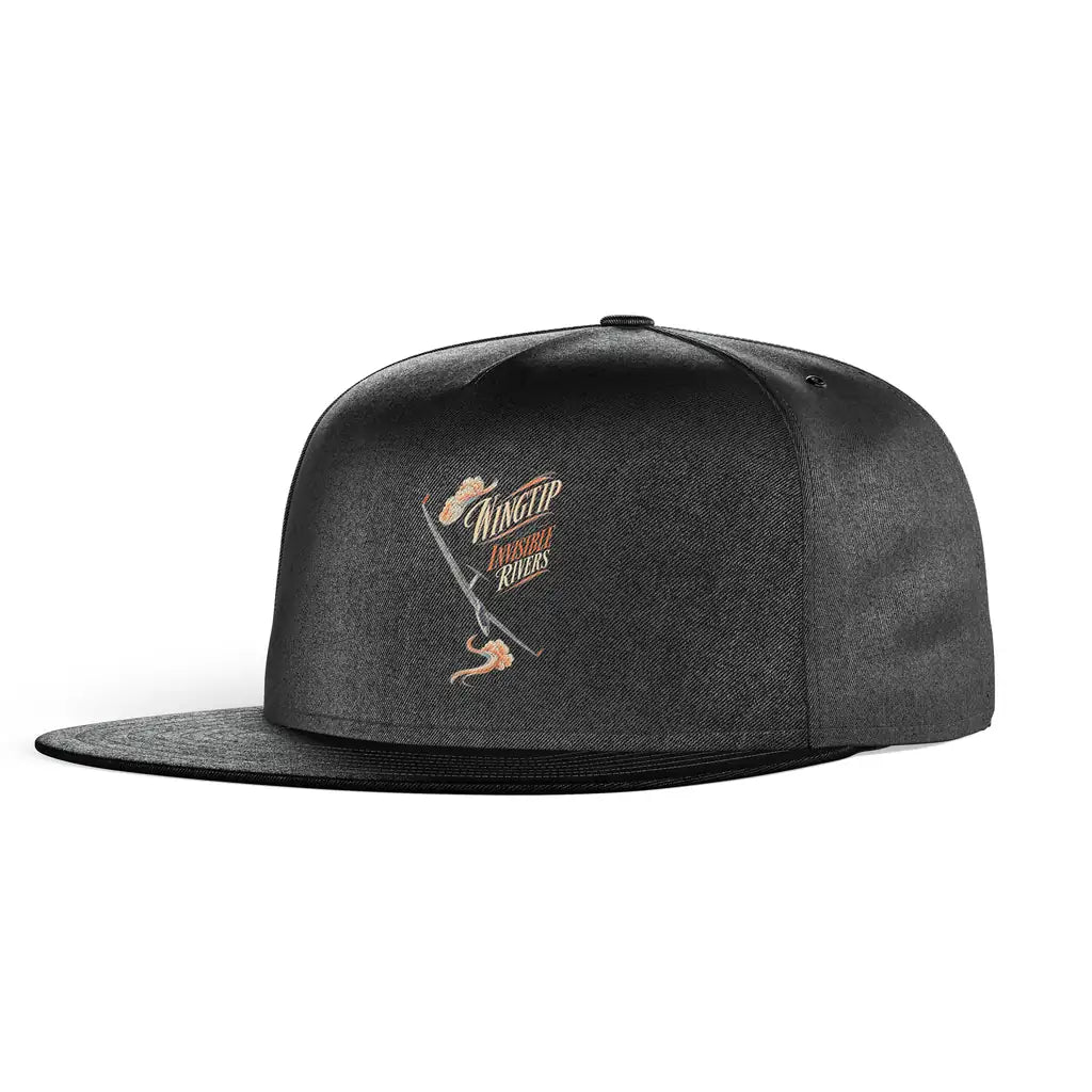 Wingtip Reads Invisible Rivers snapback - black