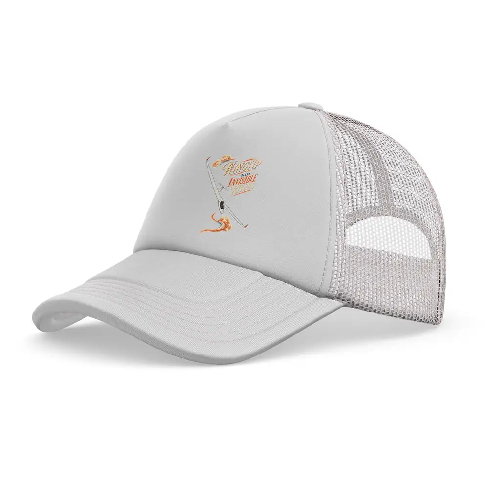 Wingtip Reads Invisible Rivers trucker cap - white