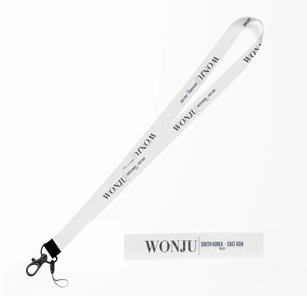 Wonju City Series lanyard - white