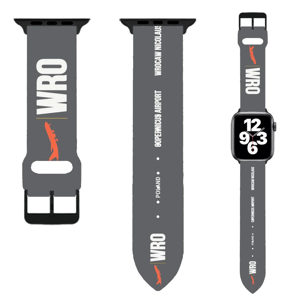 WBV6 | Wrocaw Nicolaus Copernicus Airport WRO | Gray (Metal Buckle)