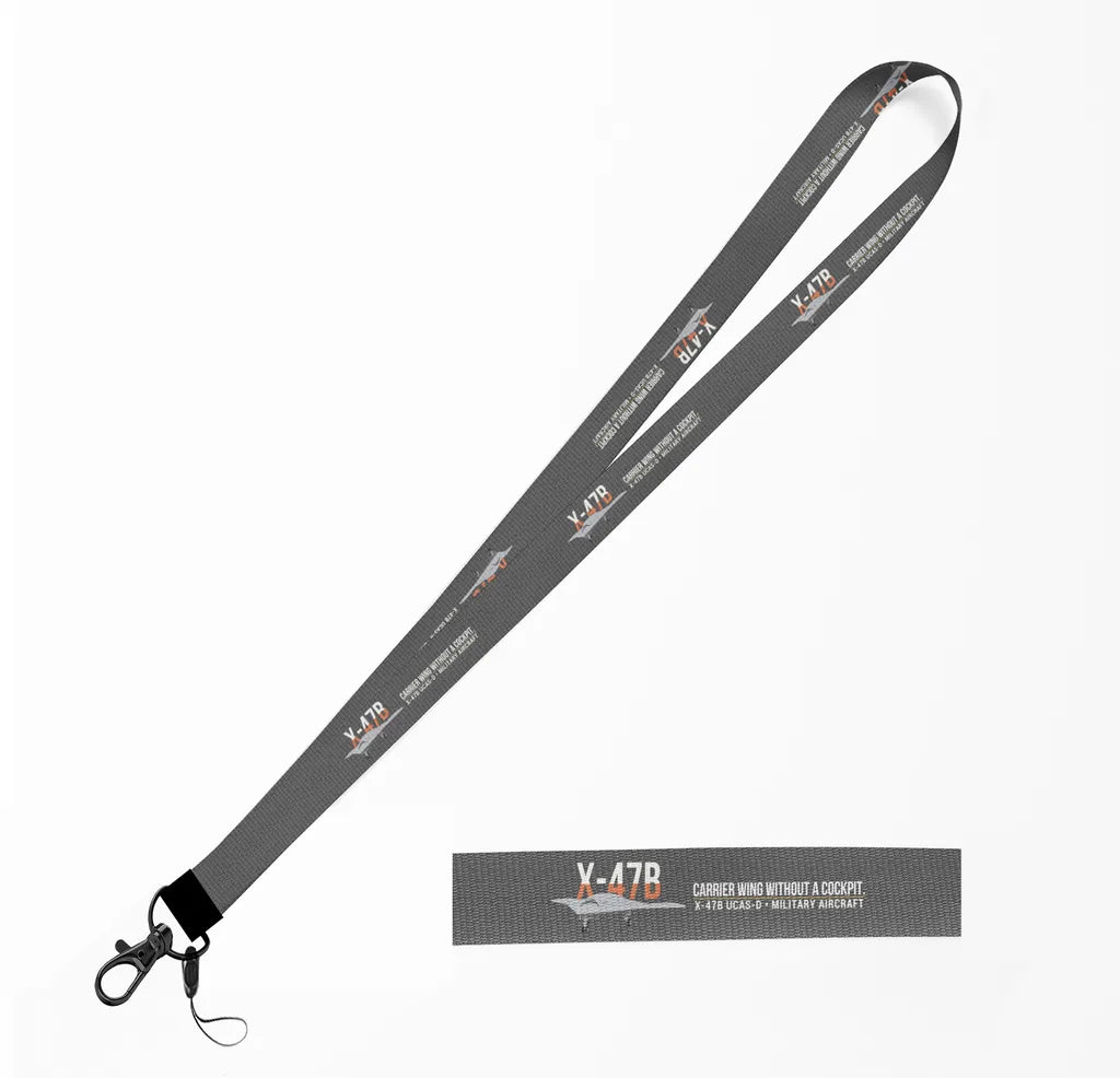 X-47B UCAS-D lanyard - gray