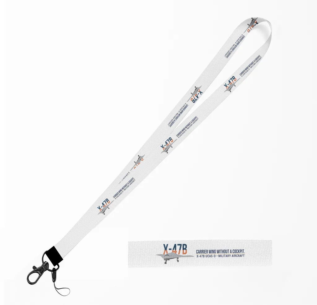 X-47B UCAS-D lanyard - white