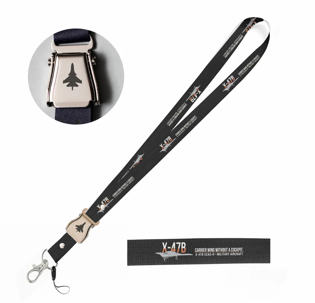 X-47B UCAS-D seat belt lanyard - black