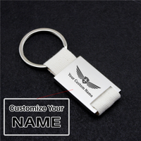 Thumbnail for Your Custom Design & Image & Logo & Text Design  Metal Woven Leather （1） Key Chains