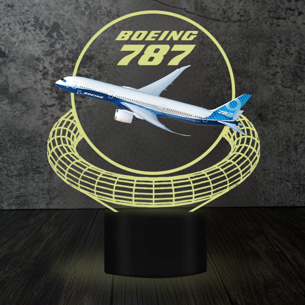 Boeing 787 Designed 3D Lamp