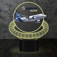 Thumbnail for Airbus A319 Designed 3D Lamp