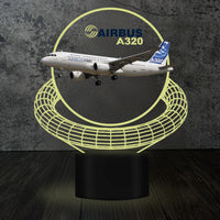 Thumbnail for Airbus A320 Designed 3D Lamp