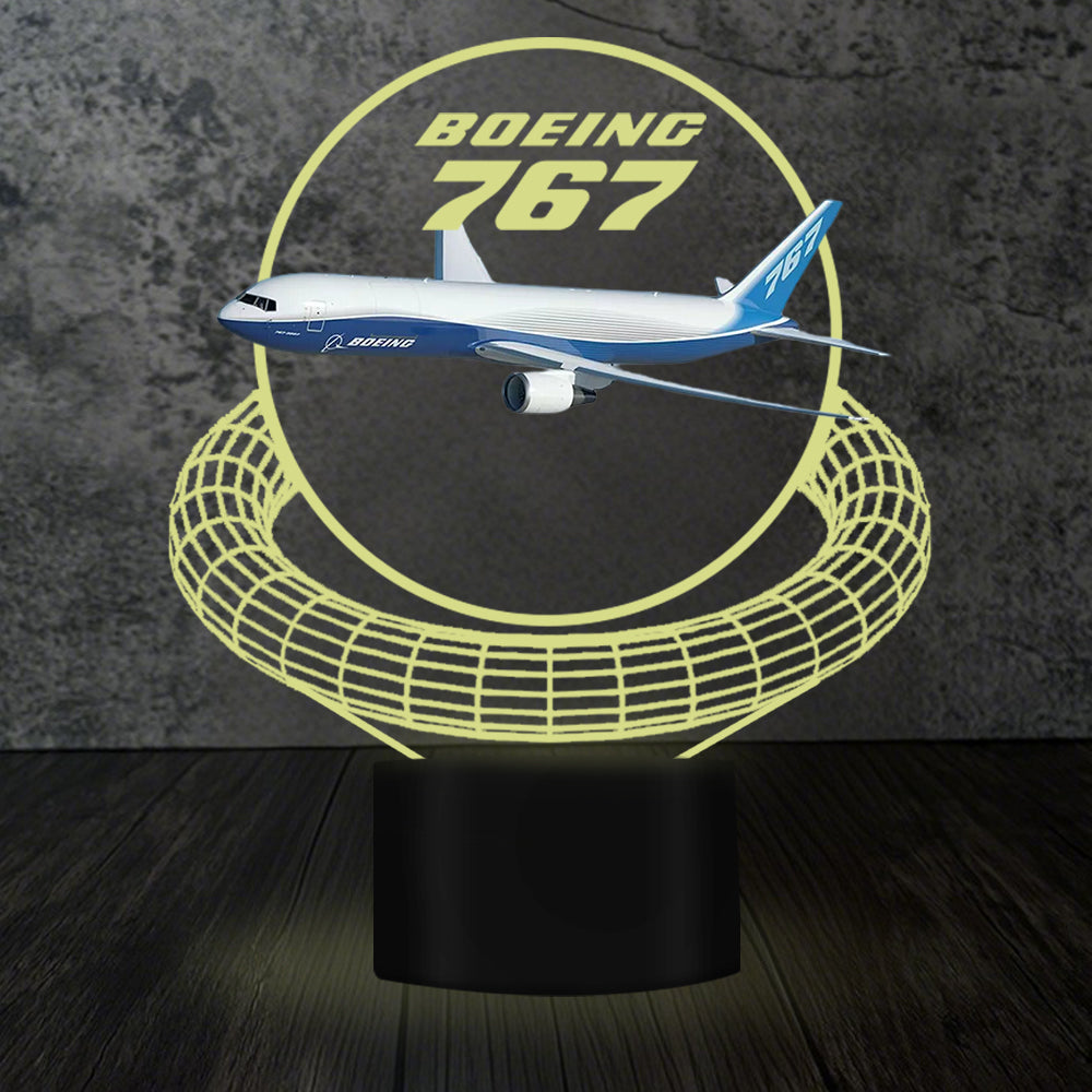Boeing 767 Designed 3D Lamp
