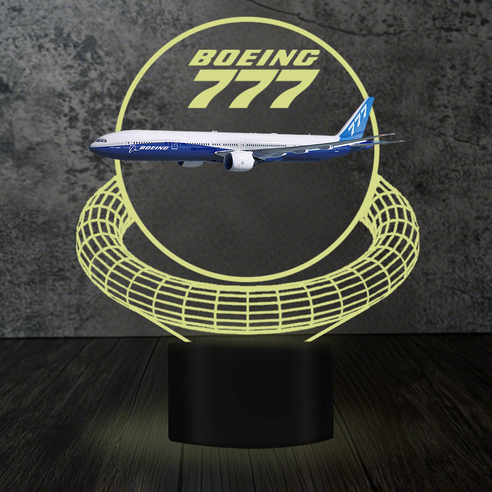 Boeing 777 Designed 3D Lamp