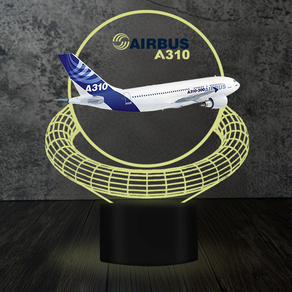 Airbus A310 Designed 3D Lamp