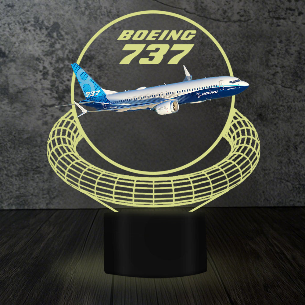 Boeing 737 Designed 3D Lamp