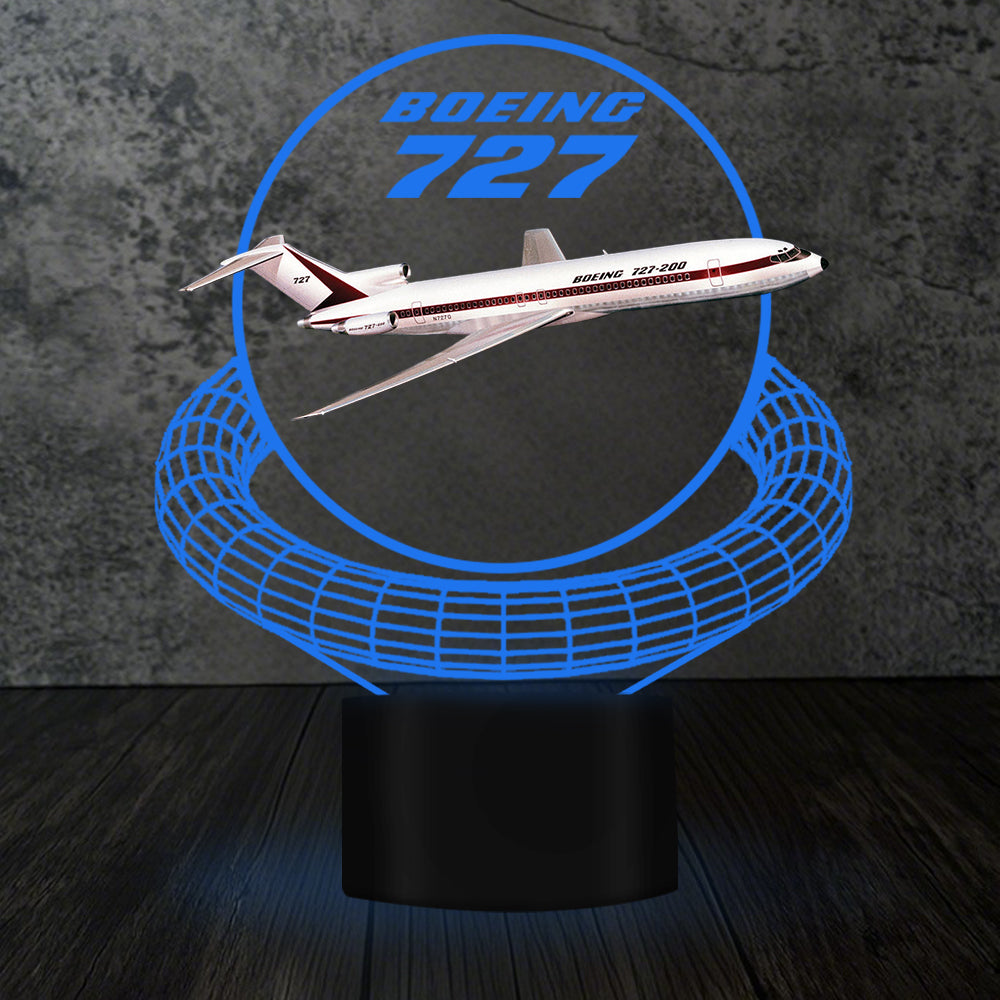Boeing 727 Designed 3D Lamp