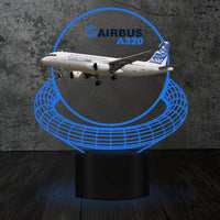 Thumbnail for Airbus A320 Designed 3D Lamp