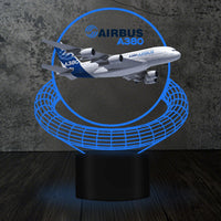 Thumbnail for Airbus A380 Designed 3D Lamp
