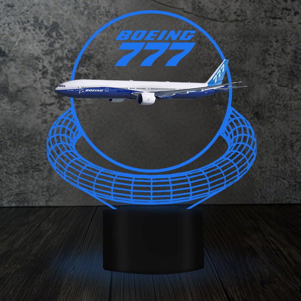 Boeing 777 Designed 3D Lamp