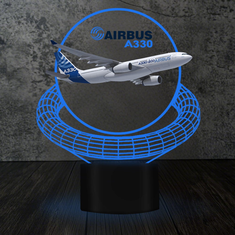 Airbus A330 Designed 3D Lamp