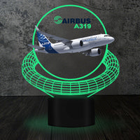 Thumbnail for Airbus A319 Designed 3D Lamp