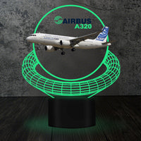 Thumbnail for Airbus A320 Designed 3D Lamp