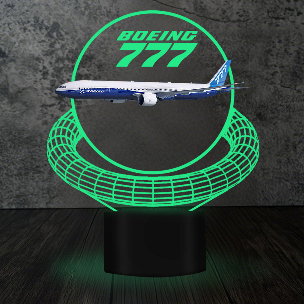 Boeing 777 Designed 3D Lamp