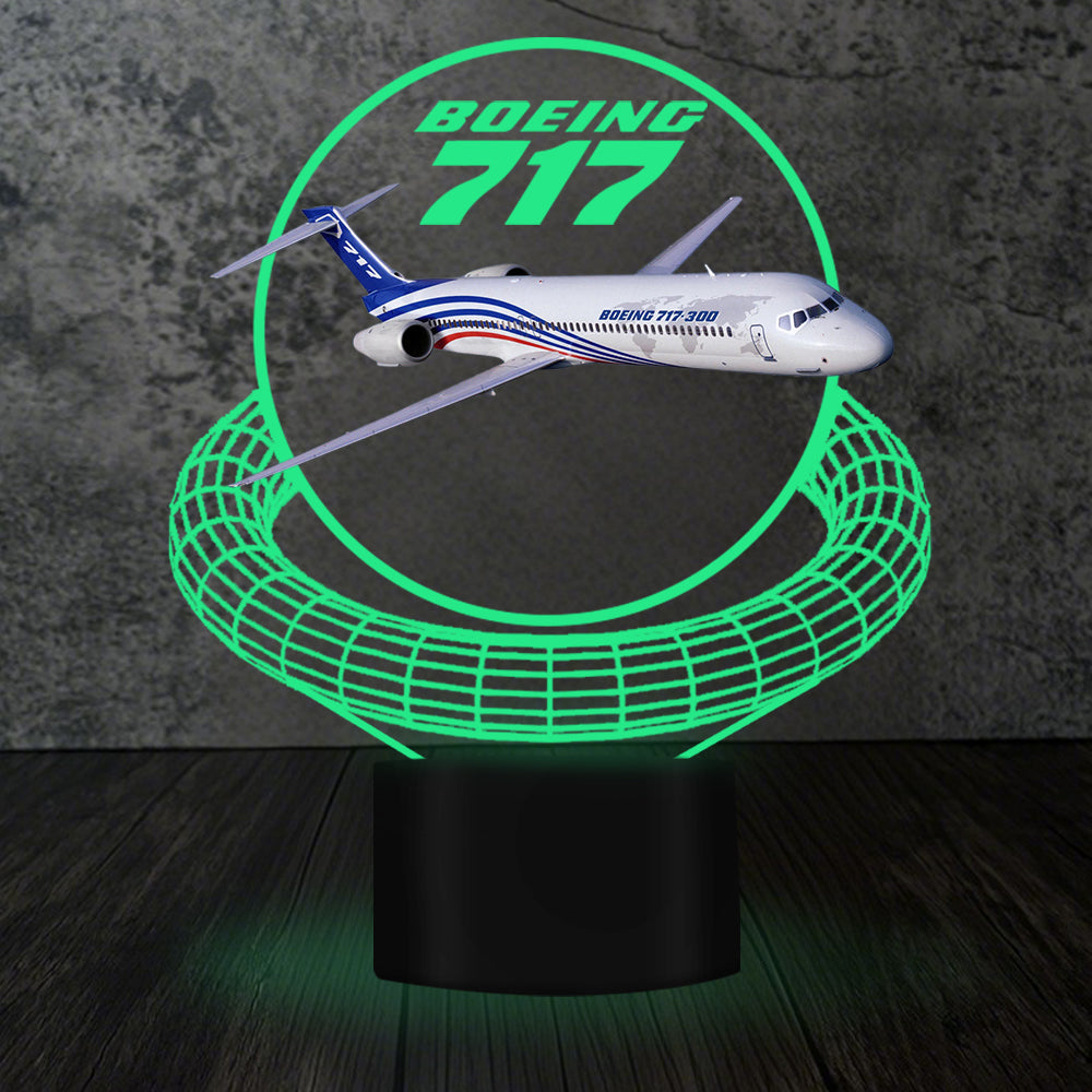 Boeing 717 Designed 3D Lamp