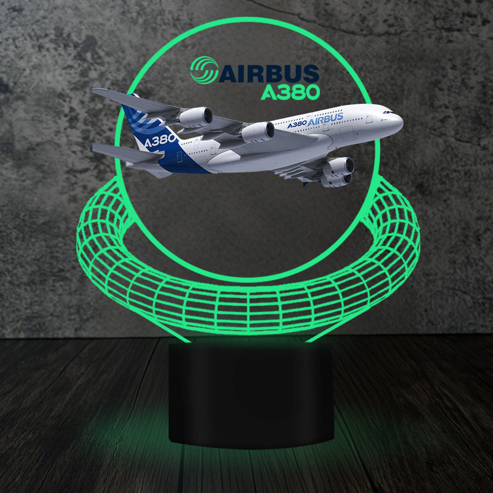 Airbus A380 Designed 3D Lamp
