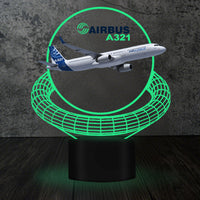 Thumbnail for Airbus A321 Designed 3D Lamp