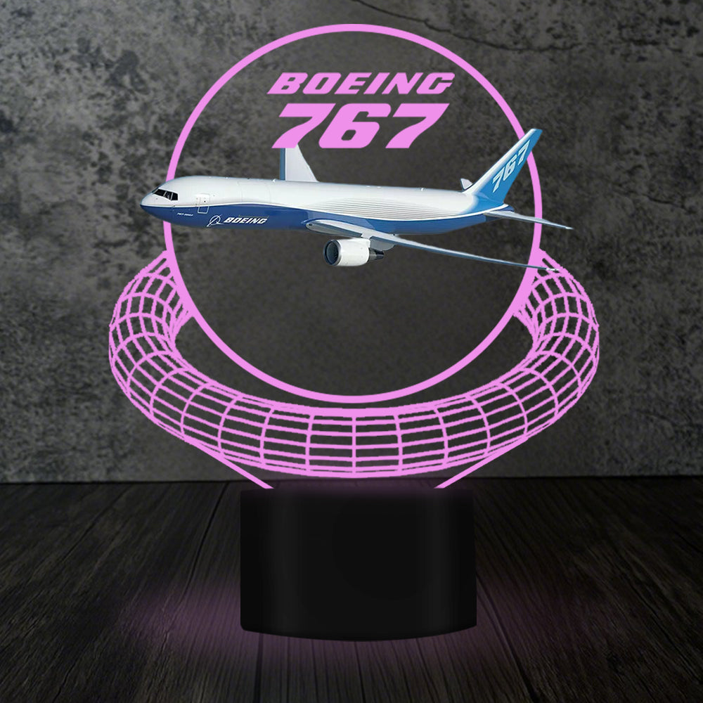 Boeing 767 Designed 3D Lamp