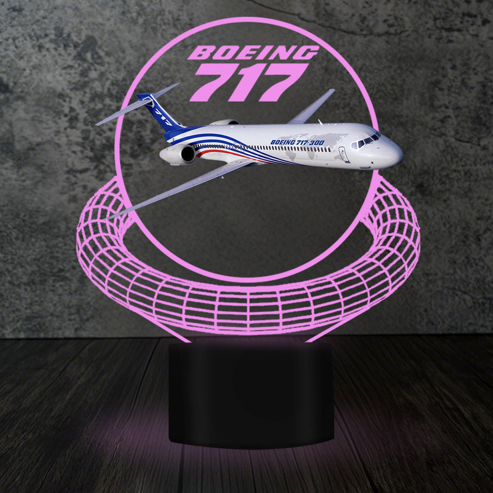 Boeing 717 Designed 3D Lamp