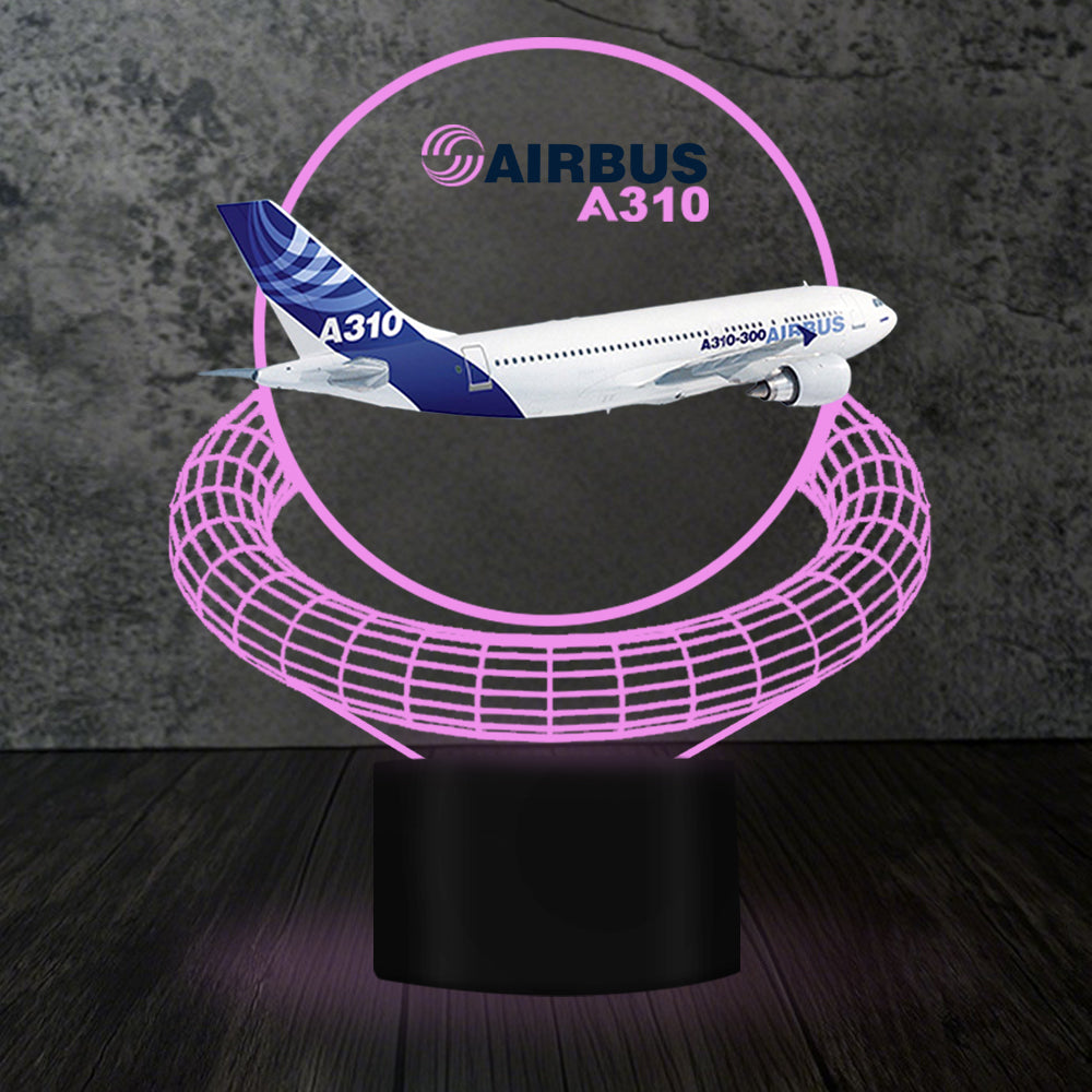 Airbus A310 Designed 3D Lamp