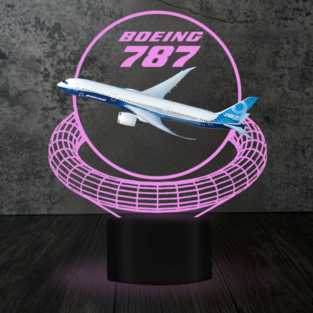 Boeing 787 Designed 3D Lamp