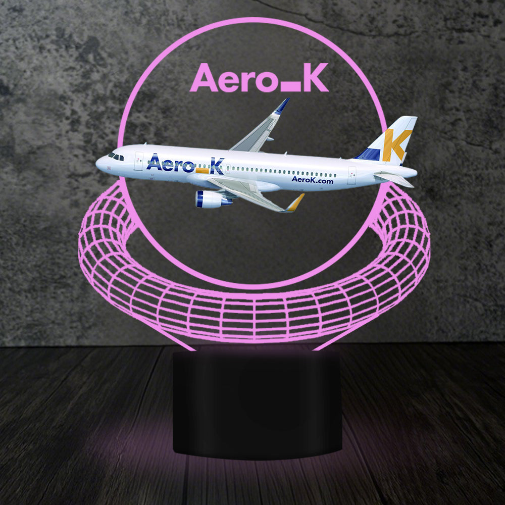 Aero K Airlines Airbus A320-214 Designed 3D Lamp