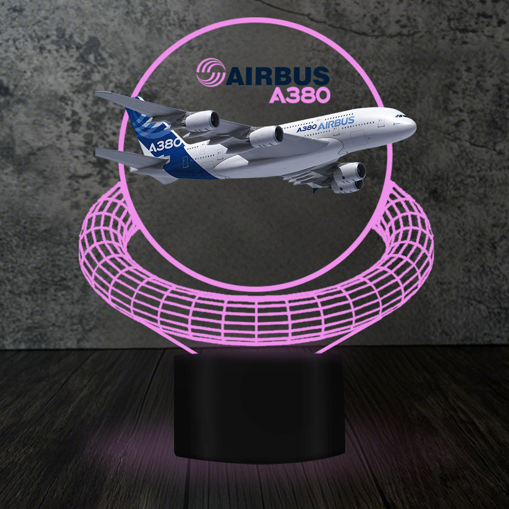 Airbus A380 Designed 3D Lamp