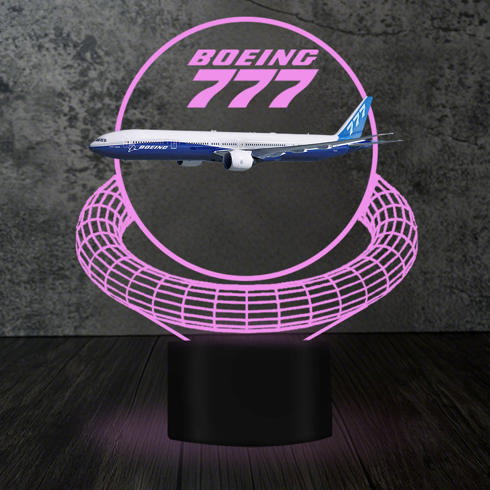 Boeing 777 Designed 3D Lamp