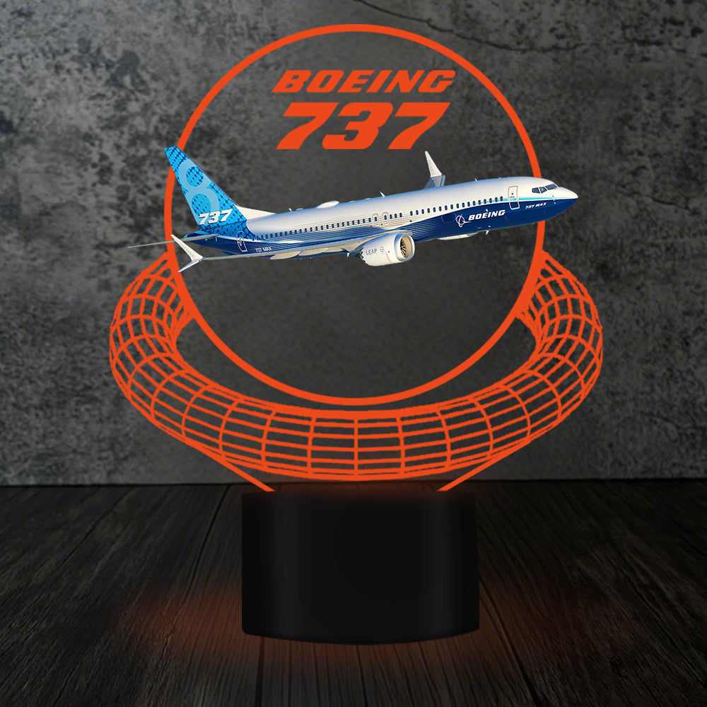 Boeing 737 Designed 3D Lamp