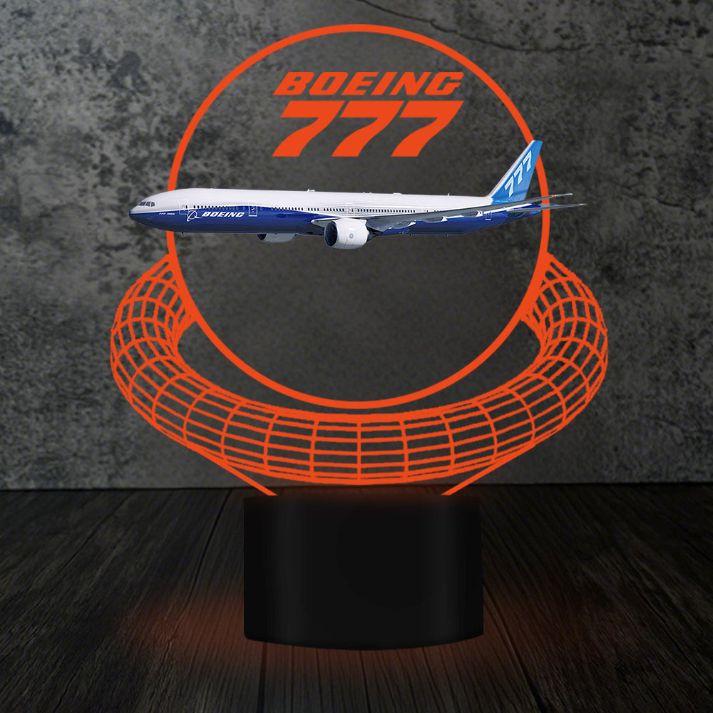 Boeing 777 Designed 3D Lamp