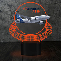 Thumbnail for Airbus A319 Designed 3D Lamp