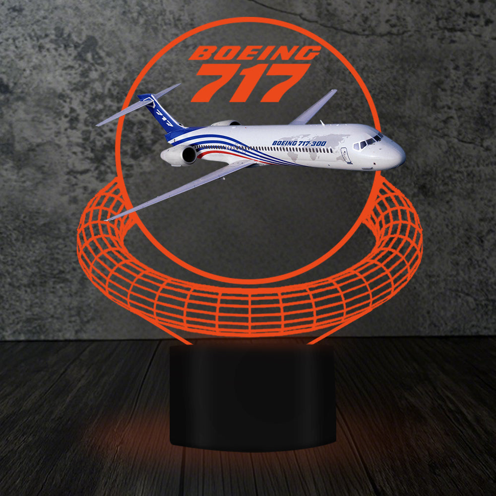 Boeing 717 Designed 3D Lamp