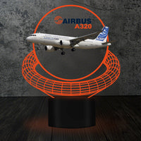 Thumbnail for Airbus A320 Designed 3D Lamp