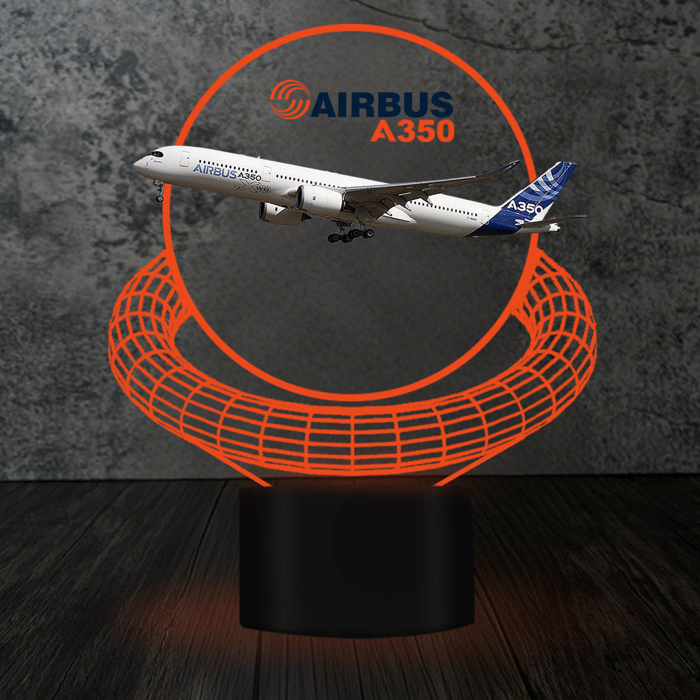 Airbus A350 Designed 3D Lamp