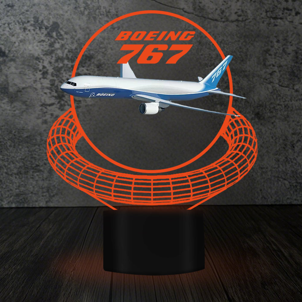 Boeing 767 Designed 3D Lamp