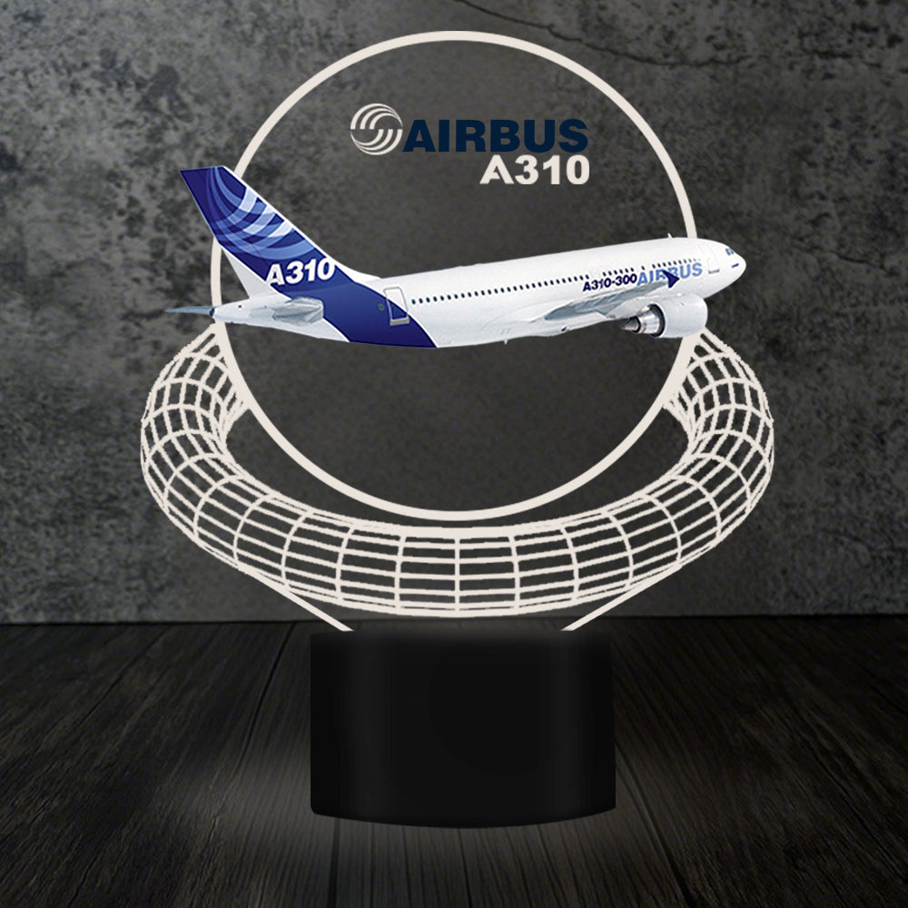 Airbus A310 Designed 3D Lamp