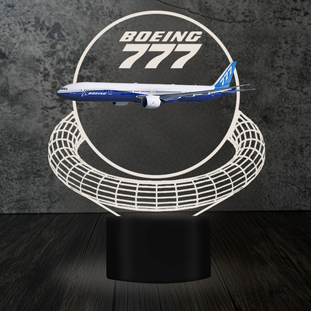 Boeing 777 Designed 3D Lamp