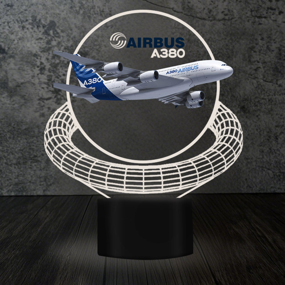 Airbus A380 Designed 3D Lamp
