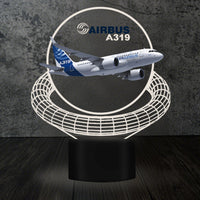 Thumbnail for Airbus A319 Designed 3D Lamp