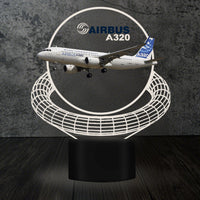 Thumbnail for Airbus A320 Designed 3D Lamp