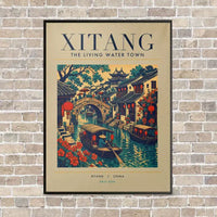 Thumbnail for XITANG - Poster - Canvas Framed - Beige