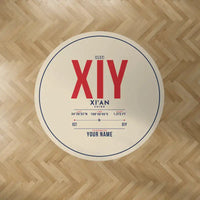Thumbnail for Xi'an Xianyang International Airport (XIY) Carpets - Carpet Round - ID Tag + Name - Beige