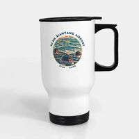 Thumbnail for Xi'an Xianyang International Airport (XIY) Travel Mugs - Badge - Stainless Steel with Holder - White